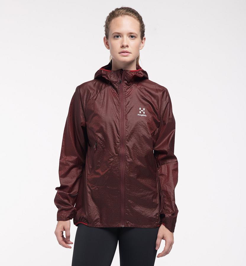 Haglöfs Womens L.I.M Shield Comp Windbreaker Red New Zealand 73268JSRI